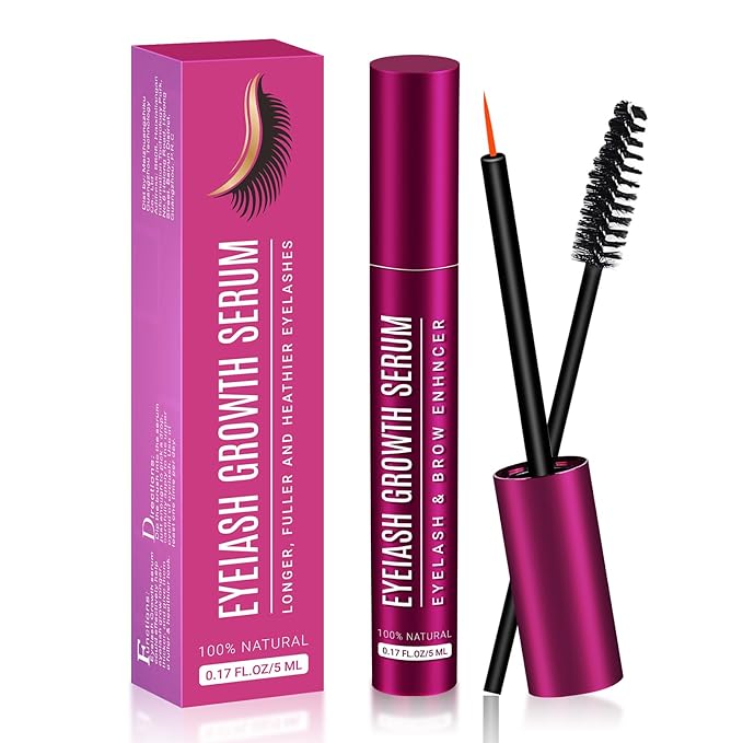 EYELASH Growth Serum for Longer Fuller Healthier Eyelashes and Brows Natural Formula 5ML (5ML, Count, 1)