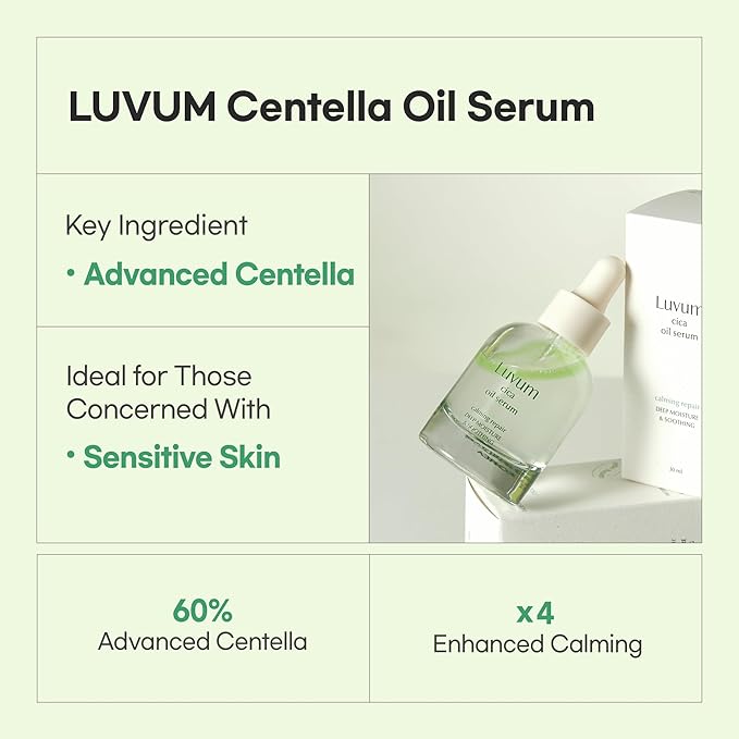 Calming Repair Cica Oil Serum, Centella Essence, 40% Moisture Oil, 1.01 fl. oz