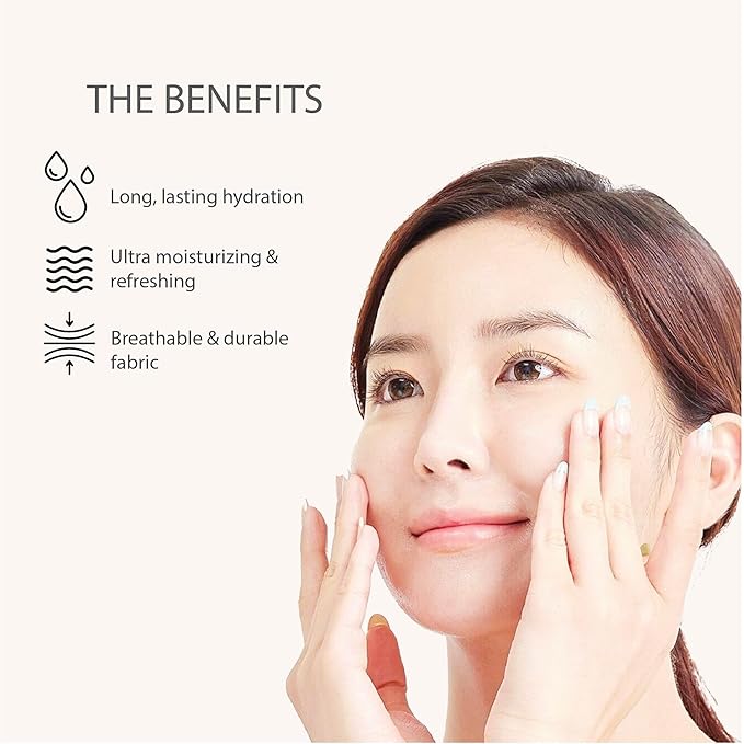 SKIN627 Bulk 12PK Face Masks Skincare, Korean Skincare, Facial Mask, Sheet Masks Korean (12PK Moisturizing)