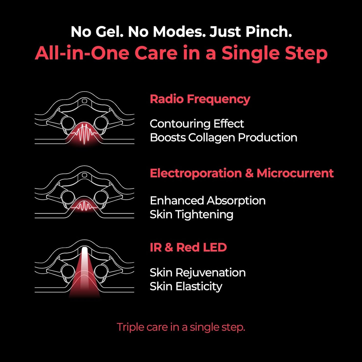 Aalok Ultra Olla | at-Home RF & LED Facial Device for Lifting, Anti-Aging Routine