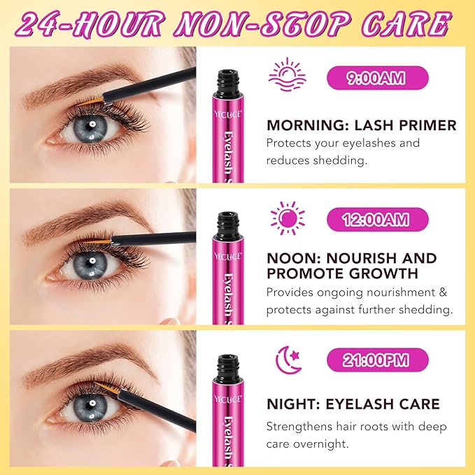 Organic Castor Oil Fuller & Longer Looking Eyelashes, Nourishing & Conditioning Formula, Eyelash Serum To Grow Lashes, Lash Boost Serum, 5ml