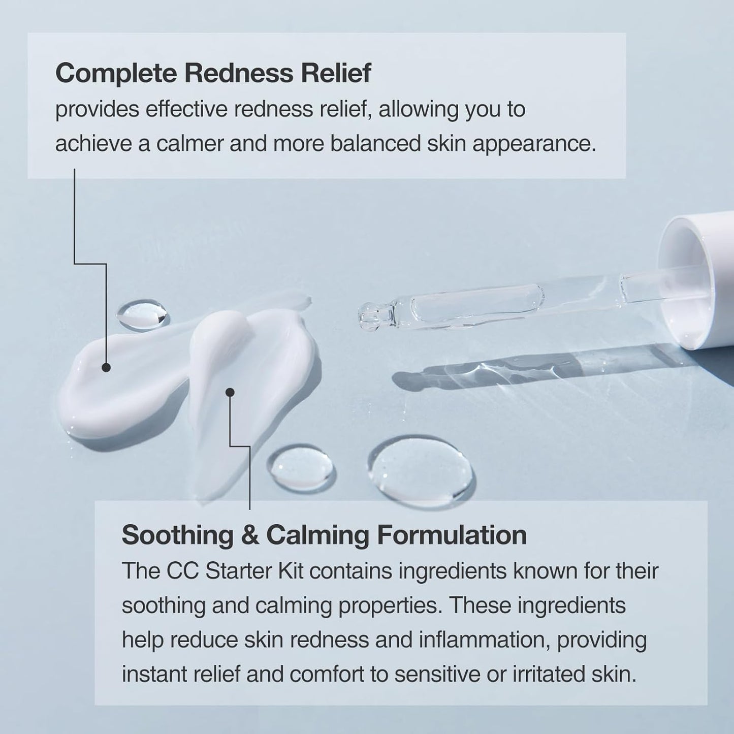 OxygenCeuticals CC Starter Kit – Skin Balancing Toner 30ml + Couperose Fluid 15ml + Couperose Cream 30ml, Redness-Relief & Sensitive Skin Soothing Skincare Set