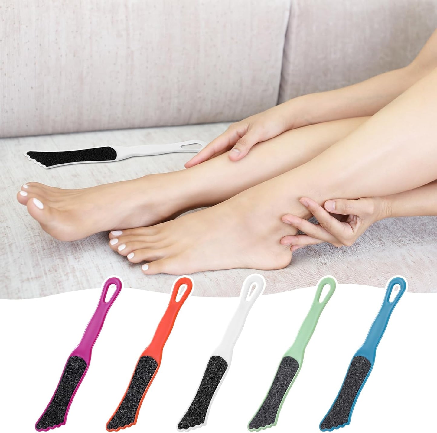 10 Pack Foot File Callus Remover with Double Sided Pedicure Tools for Feet Professional Sander for Dead Skin Foot Scrubber Rasp for Women Men Family Feet Beauty Spa