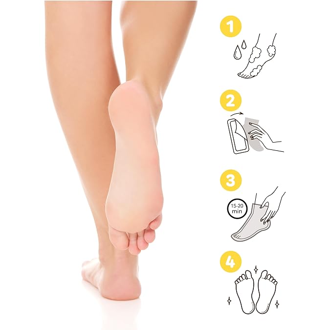 ONSOI 12PK Foot Masks for Soft, Smooth, Moisturizing Foot Mask for Dry Cracked Feet, Baby Feet - Coconut & Shea Butter (12PK Coconut & Shea Butter)