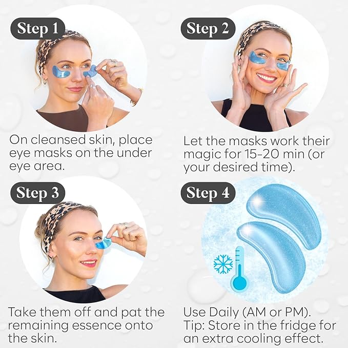 Variety Under Eye Patches (30 Pairs) Under Eye Patches for Dark Circles, Under Eye Patches for Puffy Eyes and Dark Circles, Eye Masks Bulk, Eye Care, Puffy Eyes Treatment, Under Eye Mask