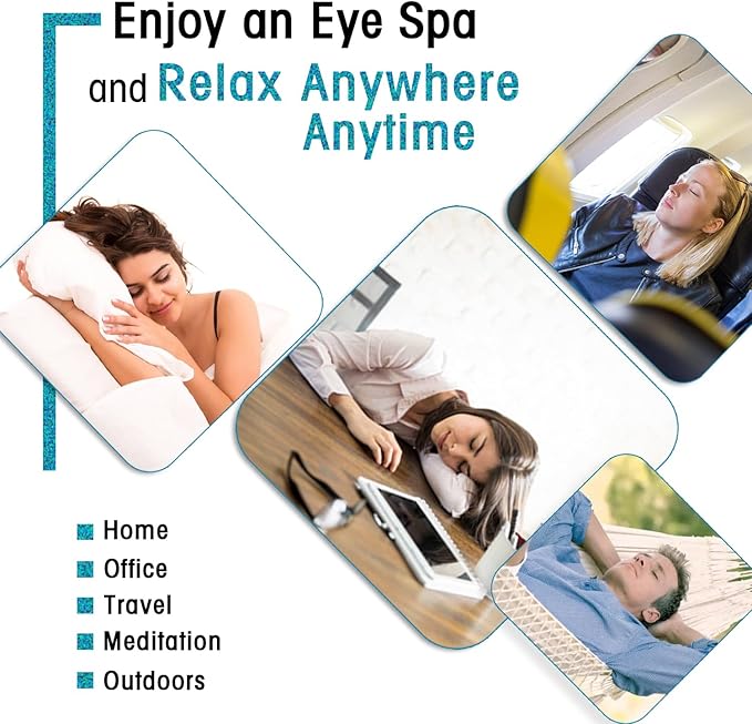 Steam Eye Mask for Travel Essentials,Unscented Sleep Mask Warm Compress for Eyes, Heated Eye Masks for Reduce Puffiness & Dark Circles & Restful Sleep,Self Care SPA Relaxation Gifts for Women 20 Packs