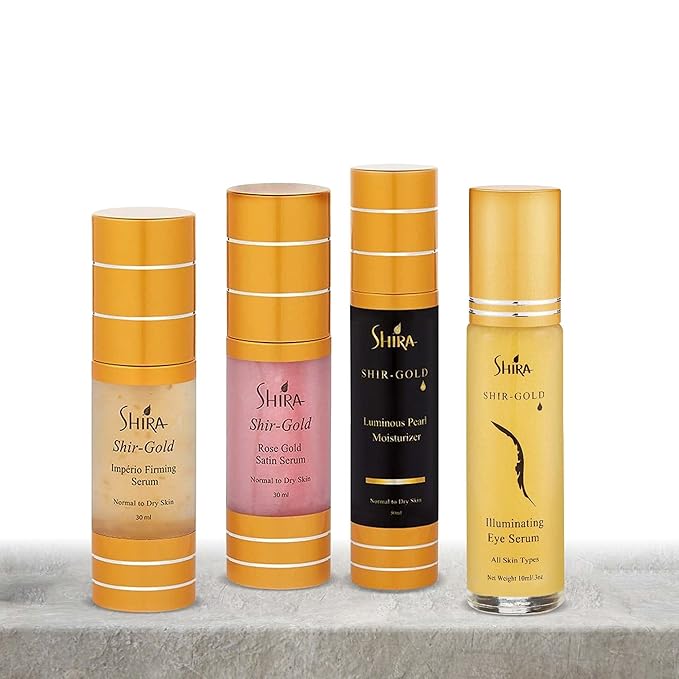 Shir-Gold Illuminating Eye Serum HelpsTo Reduce Fine lines and Dark area around EyesHydrates Eye AreaSuits All Skin Types (10 ML)