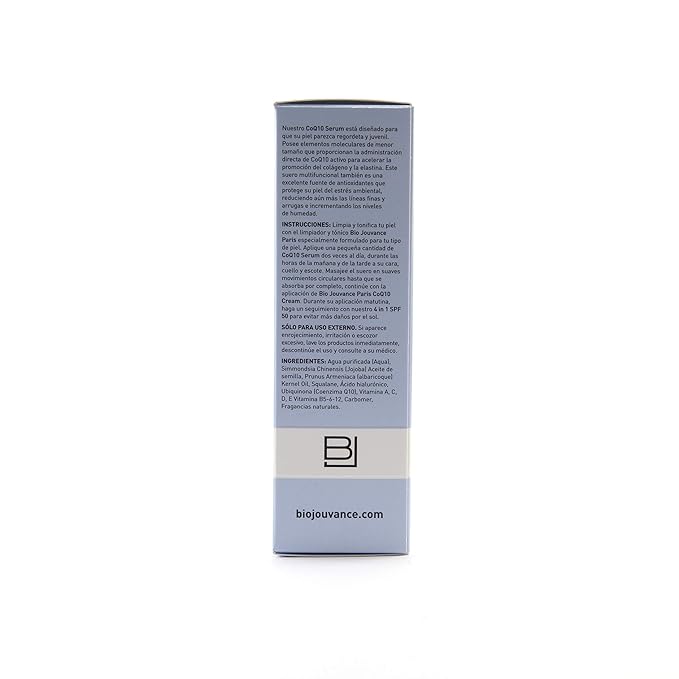 CoQ10 Serum 1oz / 30ml - Nourishing | Strong Antioxidant | Anti-Aging | Oxygenate the Cells | Daily Facial Skin Care Treatment Regimen | Made in France