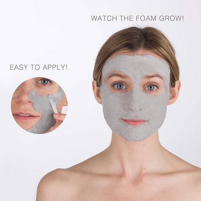 Elizabeth Mott Carbonated Bubble Detox Clay Mask – Korean Skincare for Deep Pore Cleansing, Acne, Blackheads & Oil Control – Charcoal Face Mask for Breakouts & Smooth Skin – Cruelty-Free, 3.53 oz