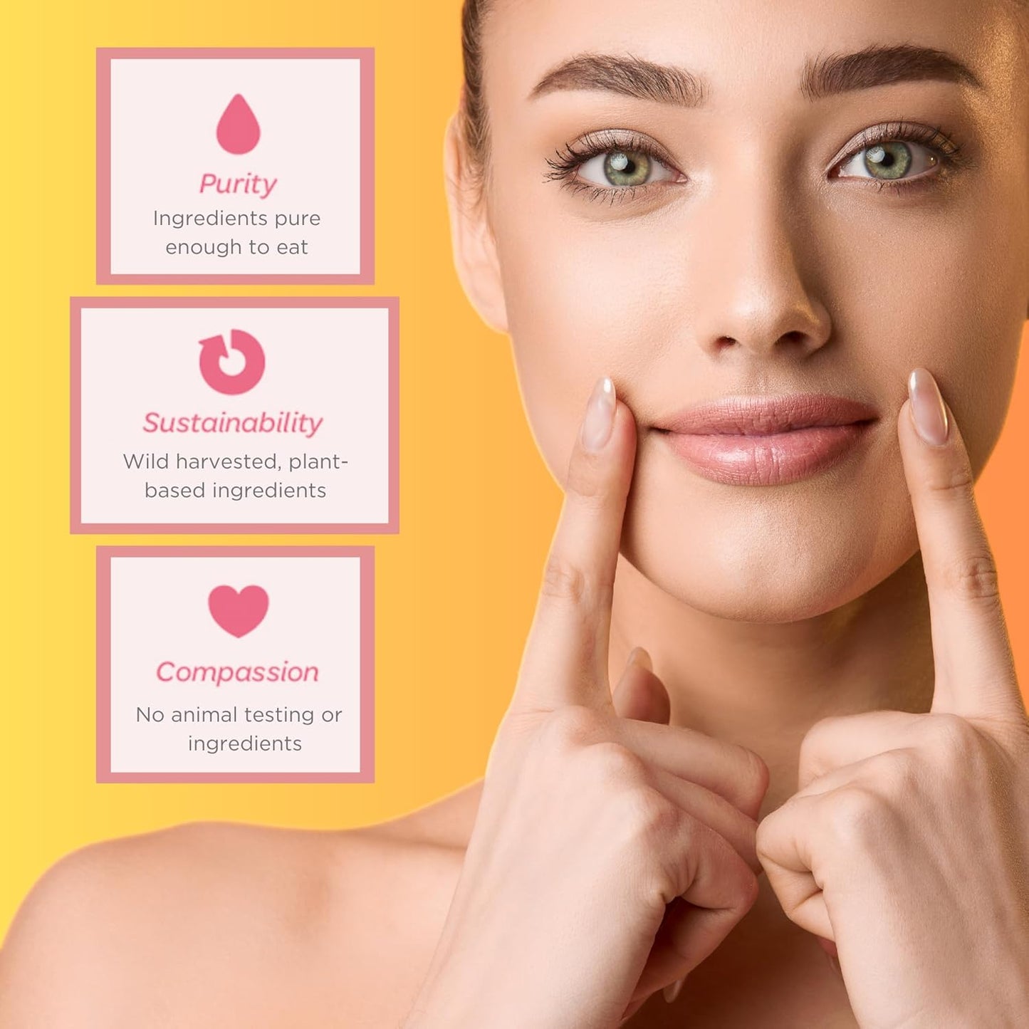 Ellovi Natural Lip Butter Lip Balm - Creamsicle - Pure Enough to Eat - Made With Just 6 Vegan Ingredients - 100% Natural & Organic Moisturizing Lip Care for All Day Hydration (4-Pack)