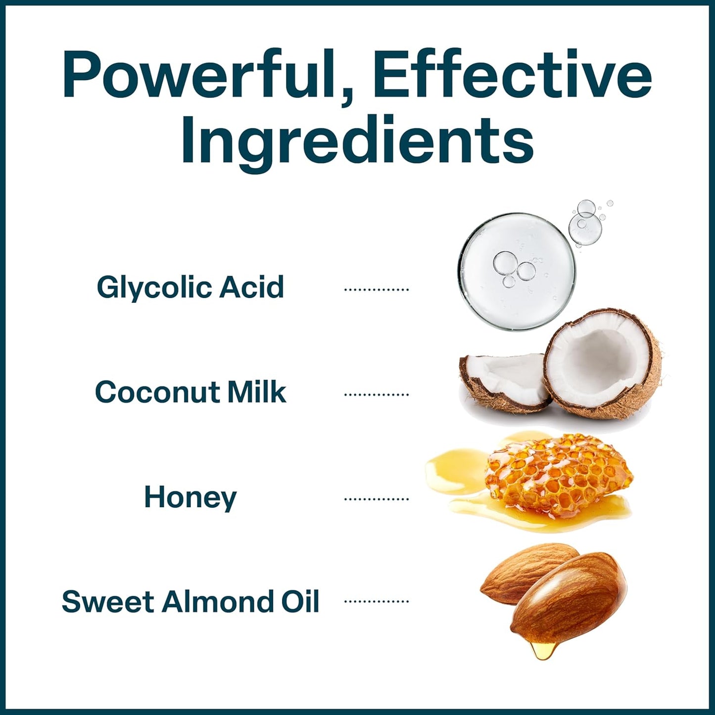 QRxLabs Glycolic Acid Face Wash Gel Cleanser - 6 fl oz - Exfoliating Facial Cleanser & Ingrown Hair Treatment for Blemish-Prone Skin