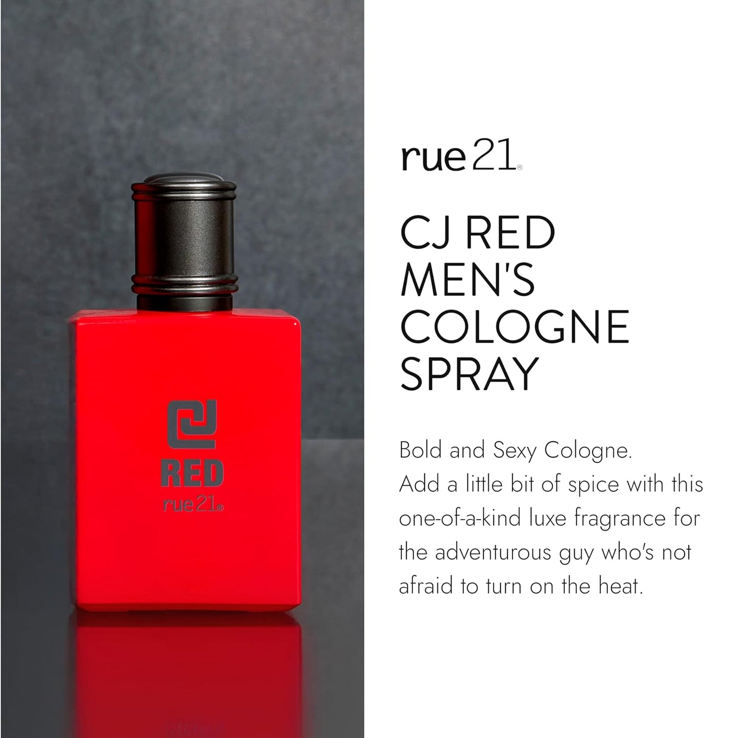 Rue 21 CJ Red Men's Cologne Spray - 1.7 fl oz (50 ml)