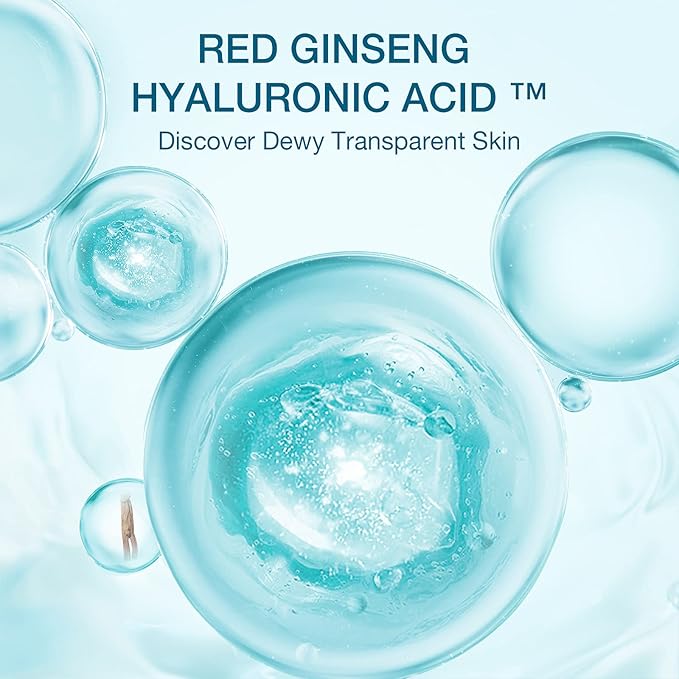 Donginbi Red Ginseng Hydra Bounce Cream Fresh Travel Kit - Mother's Day Gifts, Hydrating and Nourishing Skincare Set, Hydra Bounce Softener 15 ml, Emulsion 15 ml and Cream 7 ml