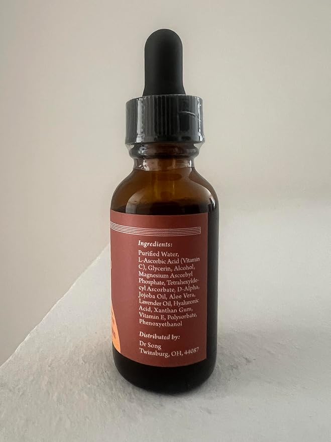 Korean Skin Care - Dr Song Vitamin C Serum with Hyaluronic Acid Anti Aging Korean Beauty