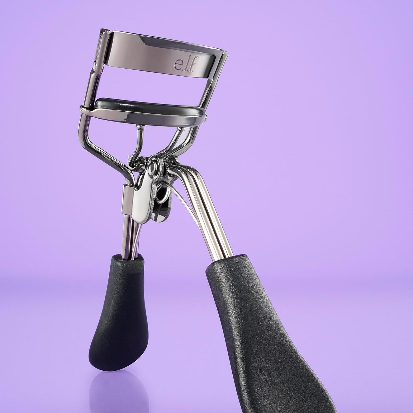 e.l.f. Pro Eyelash Curler, Strong, Contoured, Eye-Opening, Voluminous Lashes, Includes Additional Rubber Replacement Pad, Silver