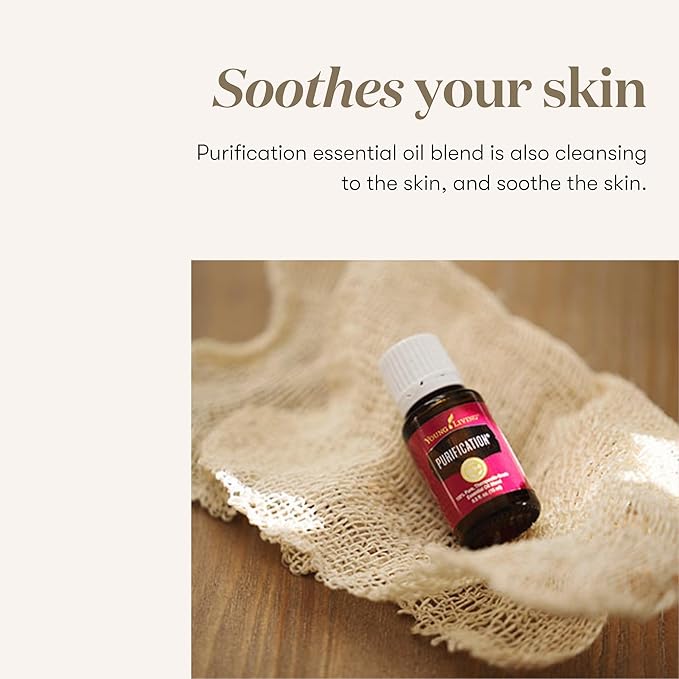 Young Living Purification Essential Oil Blend - 5ml | Pure and Refreshing Aroma | Cleansing Properties | Aromatic Diffuser | Vegan & Gluten-Free | Skincare-Friendly