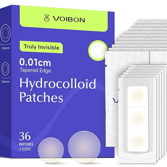 Pimple Patches For Face, Invisible Hydrocolloid Acne Patches Acne Treatment,Covering Zits & Blemishes in Skin and Face, Zit Patches with Salicylic Acid, FSA HSA Store Eligible Items 36 Count