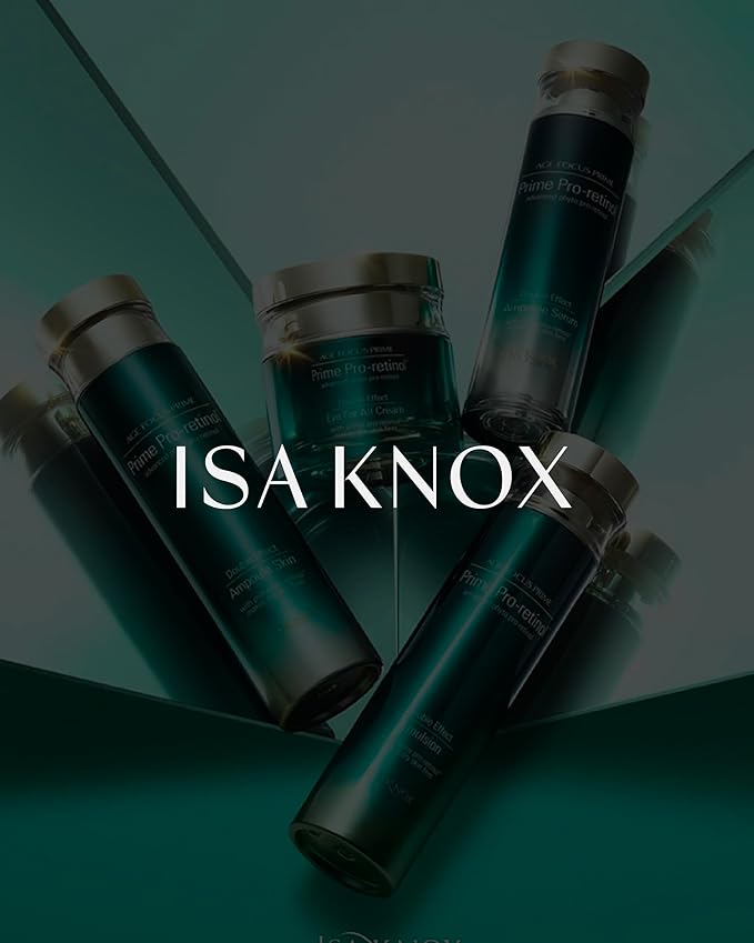ISA KNOX AGE FOCUS PRIME DOUBLE EFFECT SKINCARE (417 ml / 14.10 Fl Oz) - Korean Skincare, Lightweight but Nourishing by LG BEAUTY. Toner, Emulsion Lotion, Serum, Cream, Cleansing Foam.