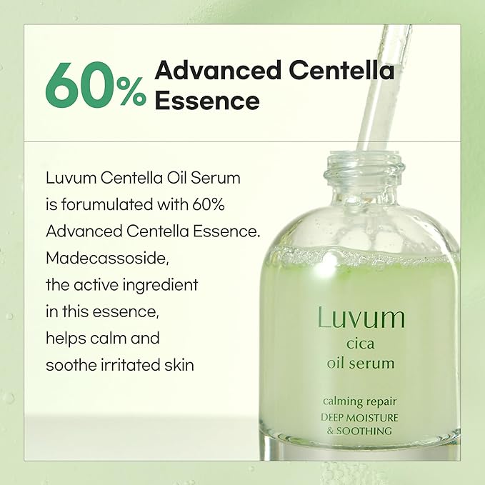 Calming Repair Cica Oil Serum, Centella Essence, 40% Moisture Oil, 1.01 fl. oz