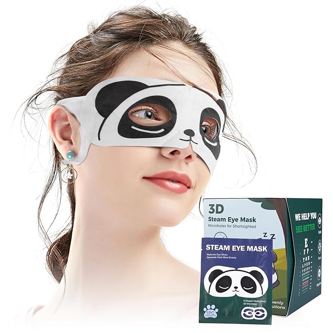 Visible Steam Eye Masks for Dry Eyes, 20-Pack Warm Eye Mask, Reduce Puffiness & Dark Circles, Disposable Eye Mask, Soothe Tired Eyes for Travel Essentials, Party Favors, Unscented