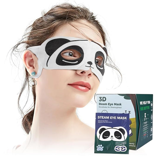 Visible Steam Eye Masks for Dry Eyes, 20-Pack Warm Eye Mask, Reduce Puffiness & Dark Circles, Disposable Eye Mask, Soothe Tired Eyes for Travel Essentials, Party Favors, Unscented
