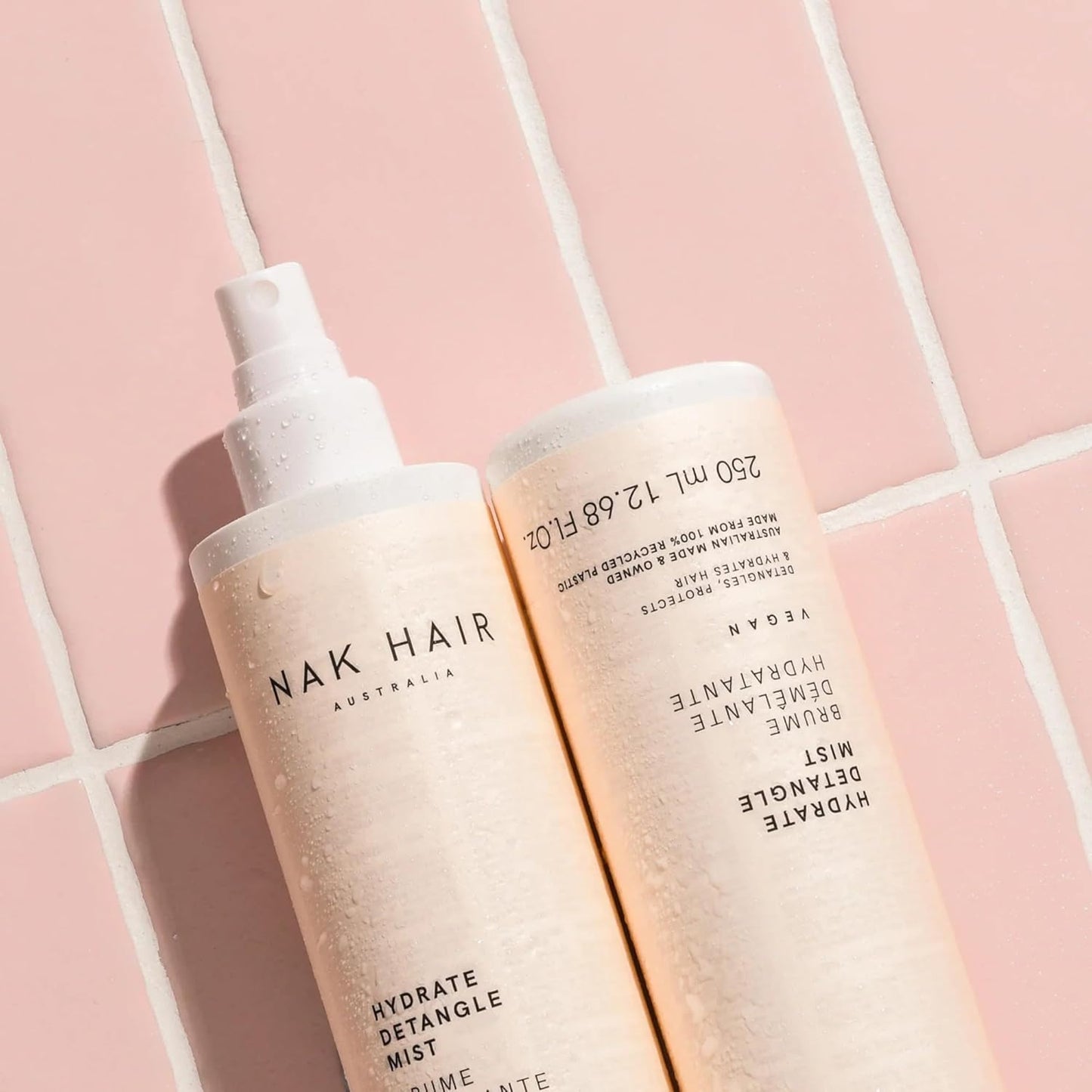 NAK Hair Hydrate Detangle Mist 250ml - Leave-In Hair Conditioner Spray