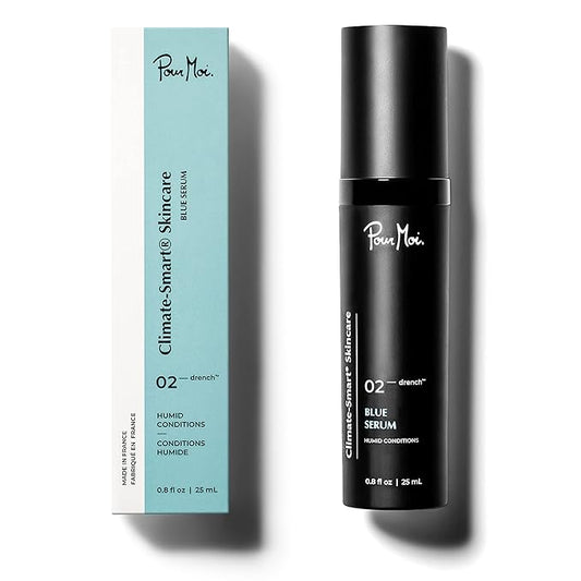 Pour Moi Blue Serum Climate-Smart Anti-Aging Formula with Hyaluronic Acid, Retinol, and Vitamin C