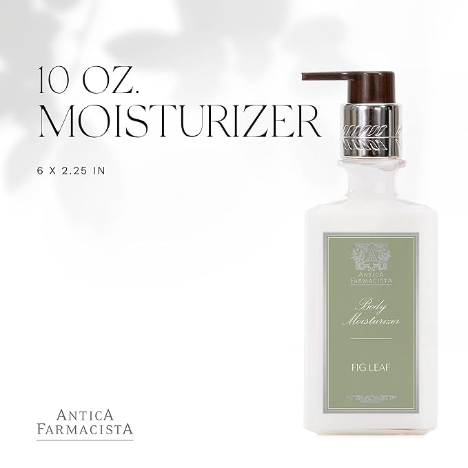Antica Farmacista Body Moisturizer - Moisturizing Scented Lotion - Premium Body Moisturizer - Luxury Gift for Women & Men - Hand & Skin Hydration - Fig Leaf, 10 Fl Oz