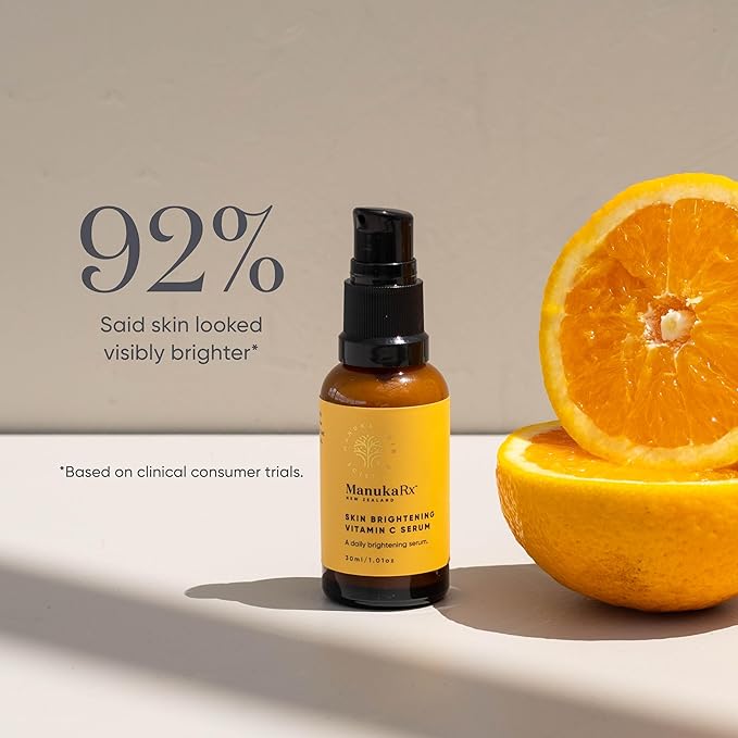 ManukaRx Vitamin C Serum and Daily Glow Brightening Cream Bundle