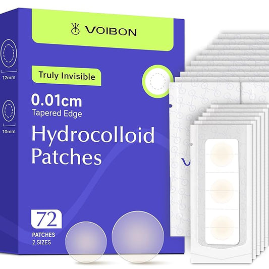 Pimple Patches For Face, Invisible Hydrocolloid Acne Patches Acne Treatment,Covering Zits & Blemishes in Skin and Face, Zit Patches with Salicylic Acid, FSA HSA Store Eligible Items72 Count