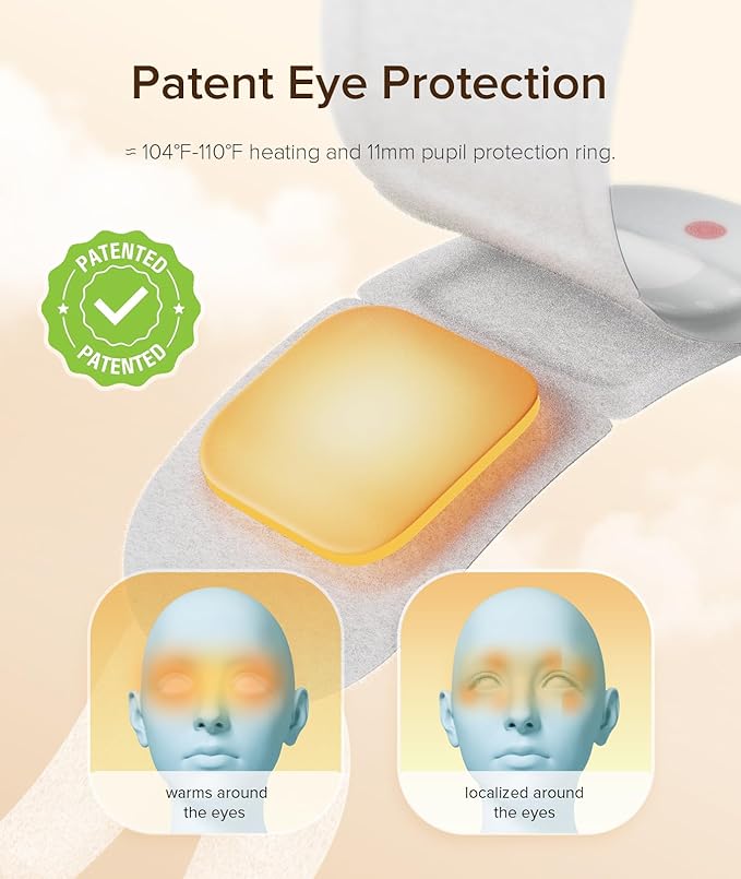 21 Packs Men's Steam Eye Mask, 3D Self Heated, Natural Cotton, Steam Eye Mask for Sleeping, Relaxation, Disposable, Spa, Travel Gifts for Women, Men