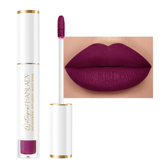 Cranberry Lipstick Long Lasting Lipsticks for Women Pigmented Smudgeproof Transferproof Vegan Cruelty Free Dark Purple Lip Makeup, A66 Jazzberry