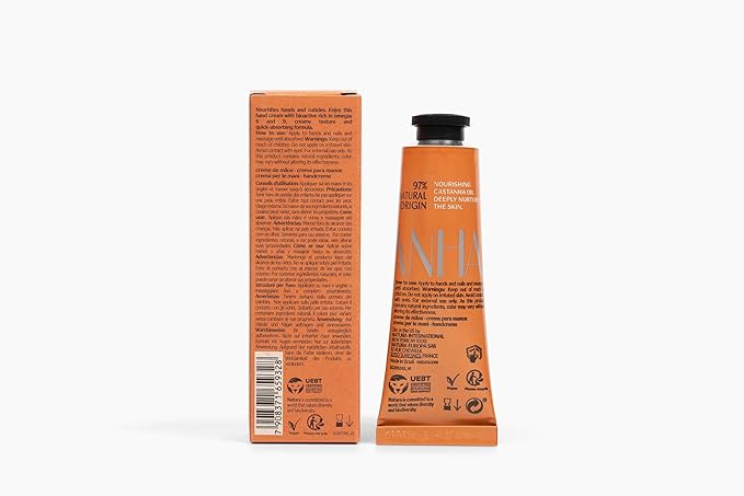 natura - Ekos Castanha (Brazil Nut) Hand Cream - Anti-Dryness Hand Balm - 24-Hour Deep Hydration Skin Moisturizer - Vegan Skin Care - Brazilian Beauty Secrets - Self Care & Body Care - 1.41oz (40g)