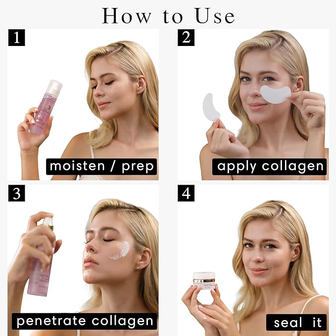 Melting Collagen Set - Anti-Aging Routine with Mist, Cream & Melting Mask | Firming, Wrinkle Repair, Deep Hydration - All Skin Types (SET)