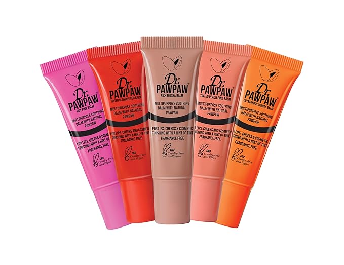 Dr.PAWPAW Outrageous Orange Balm, Multi-Purpose Natural No Fragrance, for Hydrating Lips, Skin, Hair, Cuticles, Nails & Beauty Finishing (10 ml)