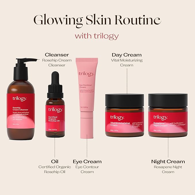 Trilogy Eye Contour Cream, with Rosapene for Fine Lines & Puffiness, 0.34 fl oz