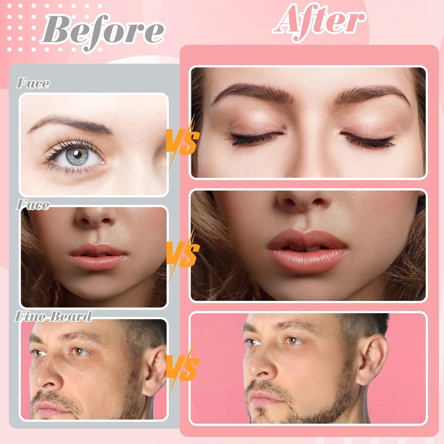 16 Count Dermaplane Razor for Women Face, Professional Facial & Eyebrow Hair Remover, Gentle Skin Exfoliation with Precision Blades， Macaroon color