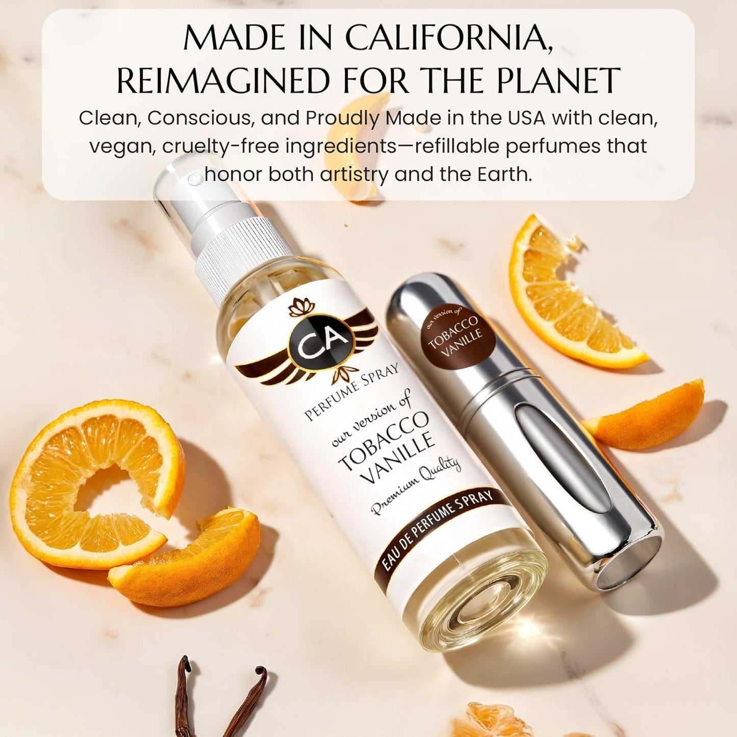 CA Perfume Eco Refill Impression of Happy Heart For Women Fragrance for Women Eau de Parfum Spray Refillable Bottle 2 Fl Oz/60ml-X1