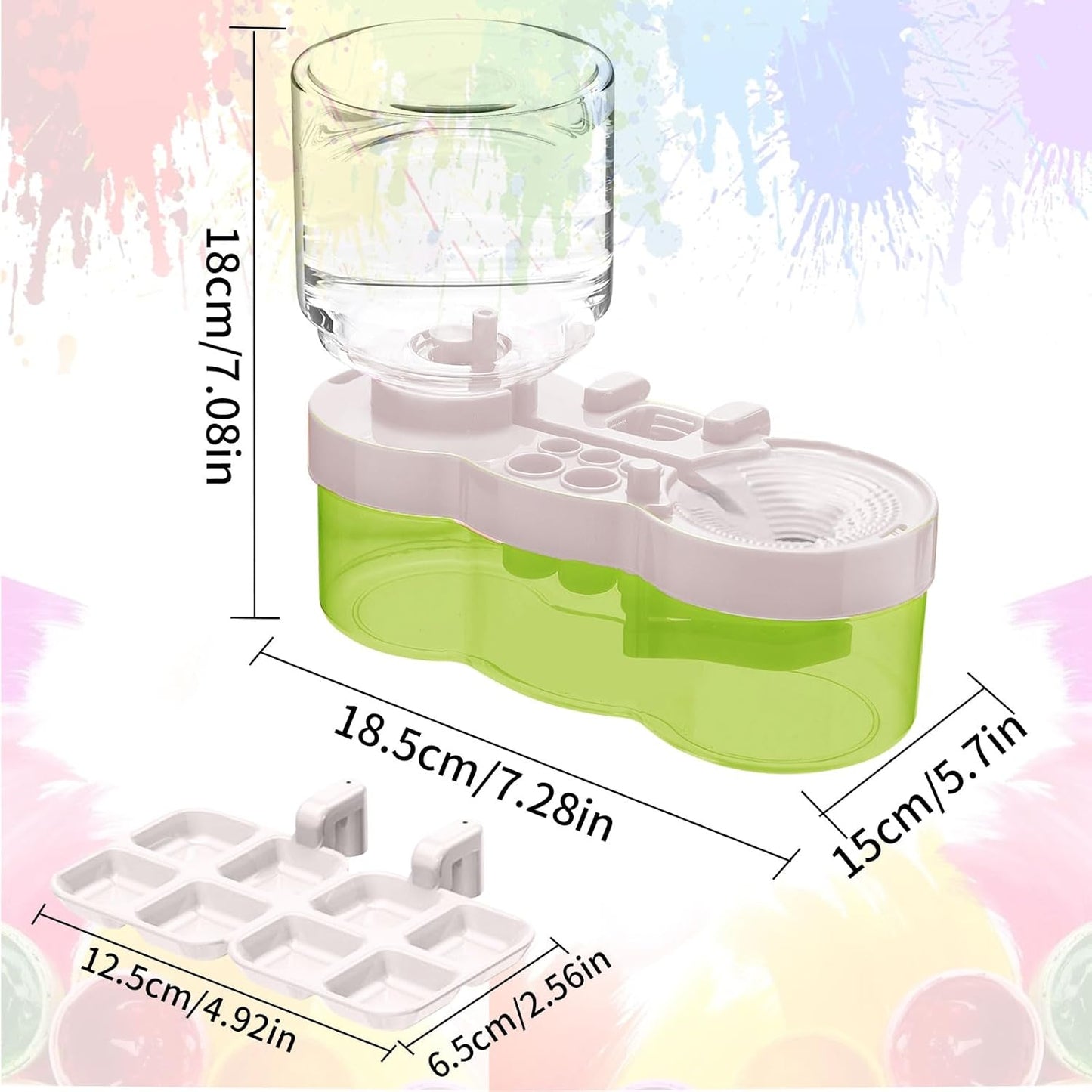 2025 Upgraded Paint Brush Cleaner Tool,Brush Rinser Cup Painting Running Water Circulation Art Supplies for Acrylic,Watercolor and Water Based Creative Gift for Adult Artist Beginners Kids