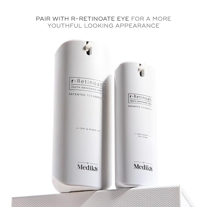 Medik8 R-Retinoate Day & Night - Intensive Hydrating, Plumping Vitamin A Face Serum - Reduces Fine Lines, Wrinkles - Vitamin C Face Serum - 1.7 oz