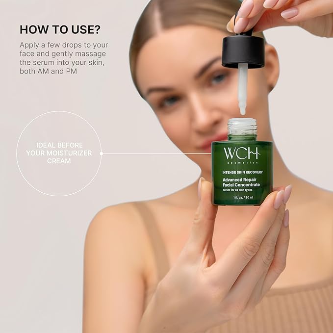 Advanced Repair Facial Concentrate with Ceramides and Peptides – Anti-Aging Serum for Deep Hydration, Even Skin Tone, Fine Lines & Wrinkles – 1 fl. oz. / 30 ml