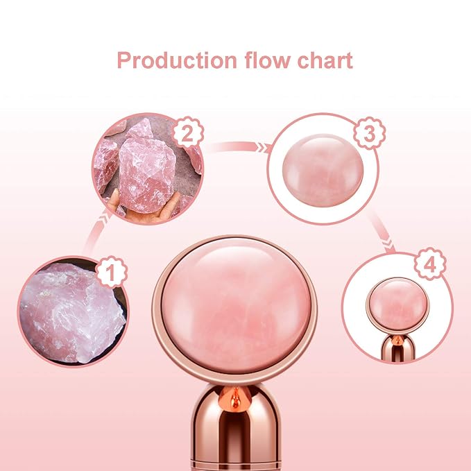 DANGSHAN 4-in-1 Face Massager Roller 24k Golden Face Roller, Arm Eye Nose Massage for Face Facial Massager Skin Care Tools