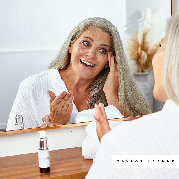 Eye Firming Serum Advanced Formula with Stem Cells Aloe Peptide - Anti Aging Reduce Wrinkles Fine Lines Dark Circles Undereye Puffy Bag Remover 0.5 oz