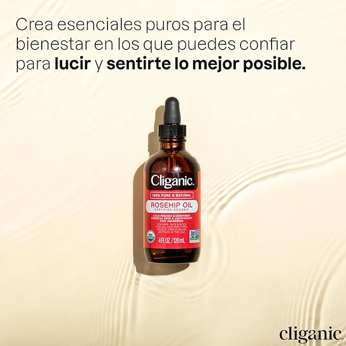 Cliganic USDA Organic Jojoba Oil 16oz with Pump, 100% Pure | Bulk, Moisturizing Oil for Face, Hair, Skin & Nails | Natural Cold Pressed Hexane Free