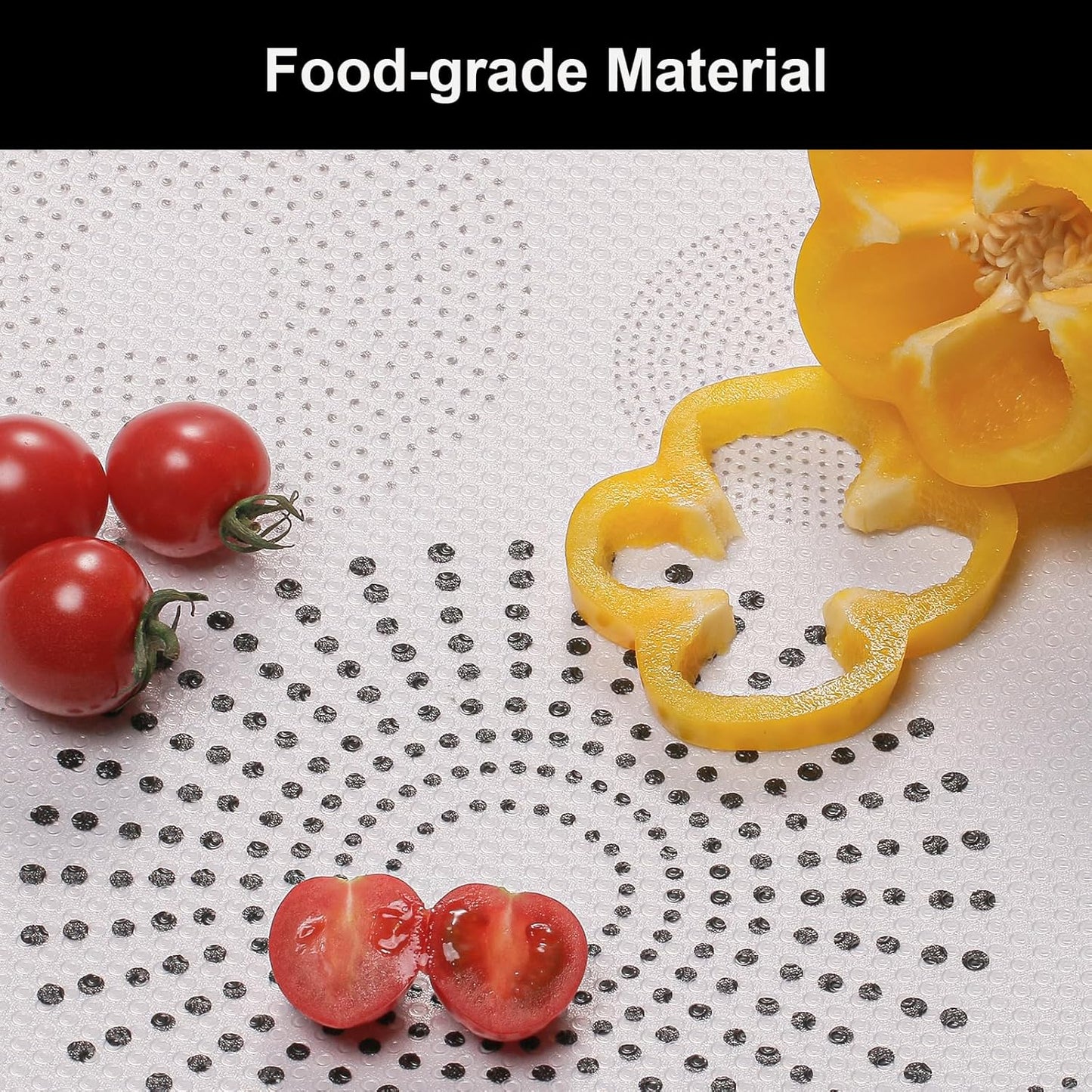 Cooyes Shelf and Drawer Liner for Kitchen Cabinets – Non-Adhesive, Waterproof, Non-Slip Cabinet Liners for Scratch Protection, Desk, Refrigerator, Shelves, Drawers with Modern Pattern