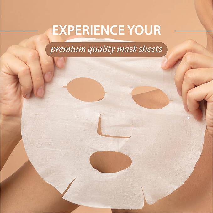 Original Derma Beauty Collagen Face Masks 36 PK Vegan Ultra Moisturizing Face Masks Skincare Sheet Masks Set for Beauty & Personal Care Korean Face Mask (Vitamin)
