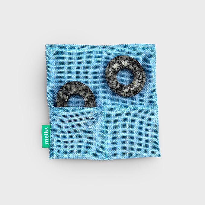 Mello - Stone Eye Masks | Relaxation Gifts for Women & Mindfulness Gifts For Women | Self Care Presents Woman & Pamper Gifts Ladies | Reusable Eye Patches & Masks Puffy Eyes | Bright Eyes