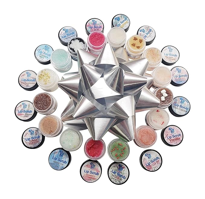 Diva Stuff Ultra Hydrating Lip Scrub for Soft Lips, Gentle Exfoliation, Moisturizer & Conditioner, ¼ oz - Made in the USA (Shimmering Rose Vanilla)