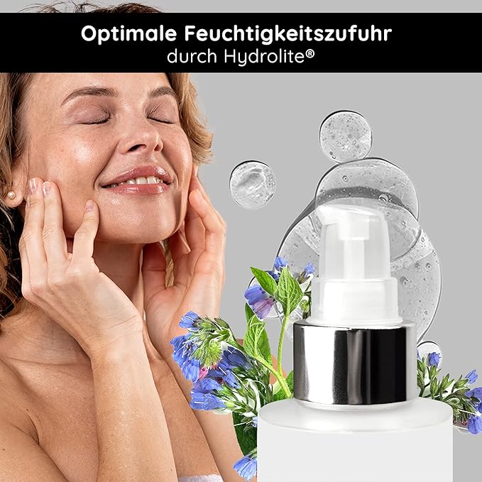 RAU Hyaluronic Plump & Glow Serum (3.38 Fl oz.) - Glow booster & moisturizer - for dry, mature and irritated skin - soothing serum - hydrating concentrate