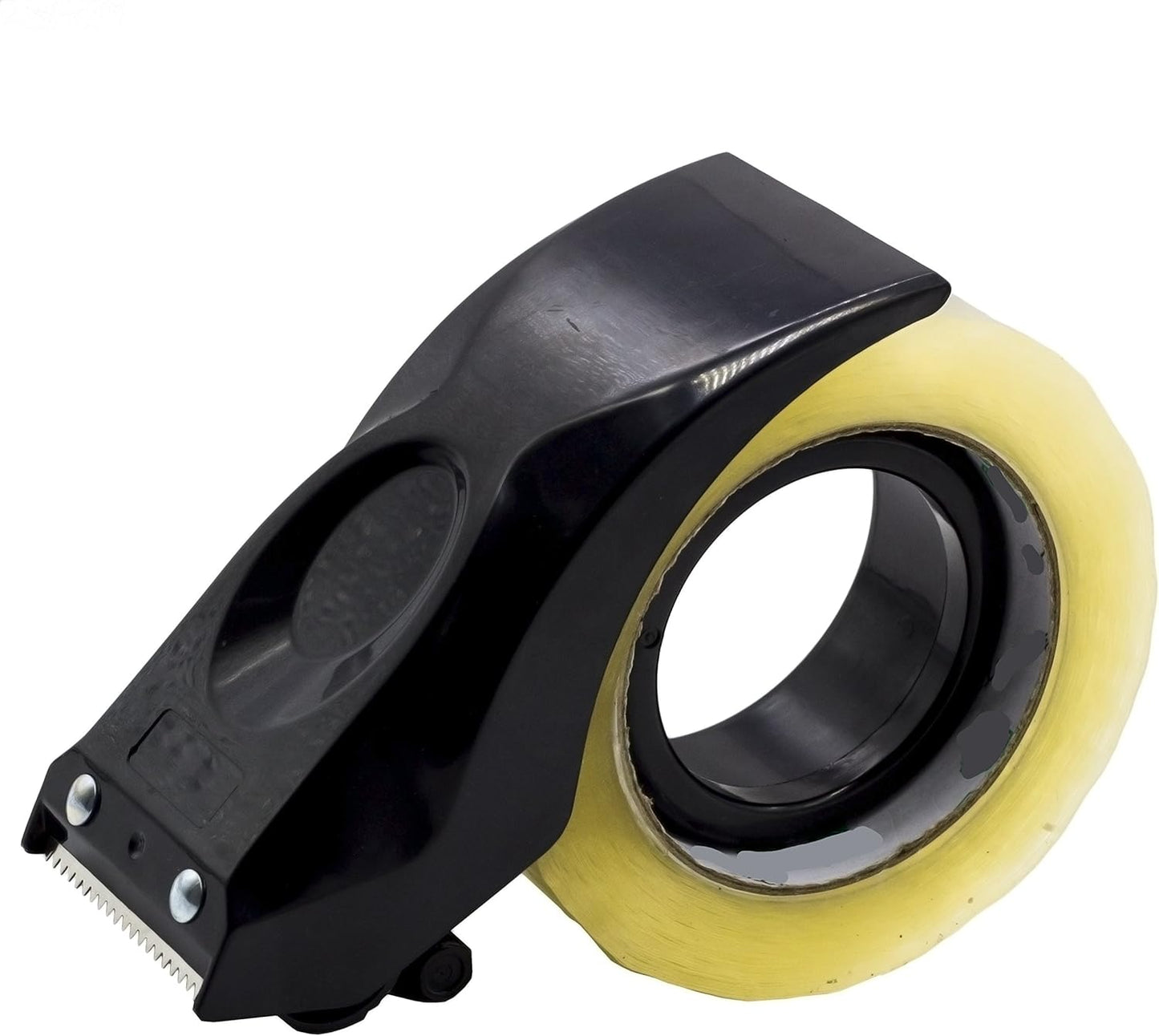 Easy-Mount 2 Inch Tape Gun Dispenser Packing Packaging Sealing Cutter Black Handheld Warehouse Tools